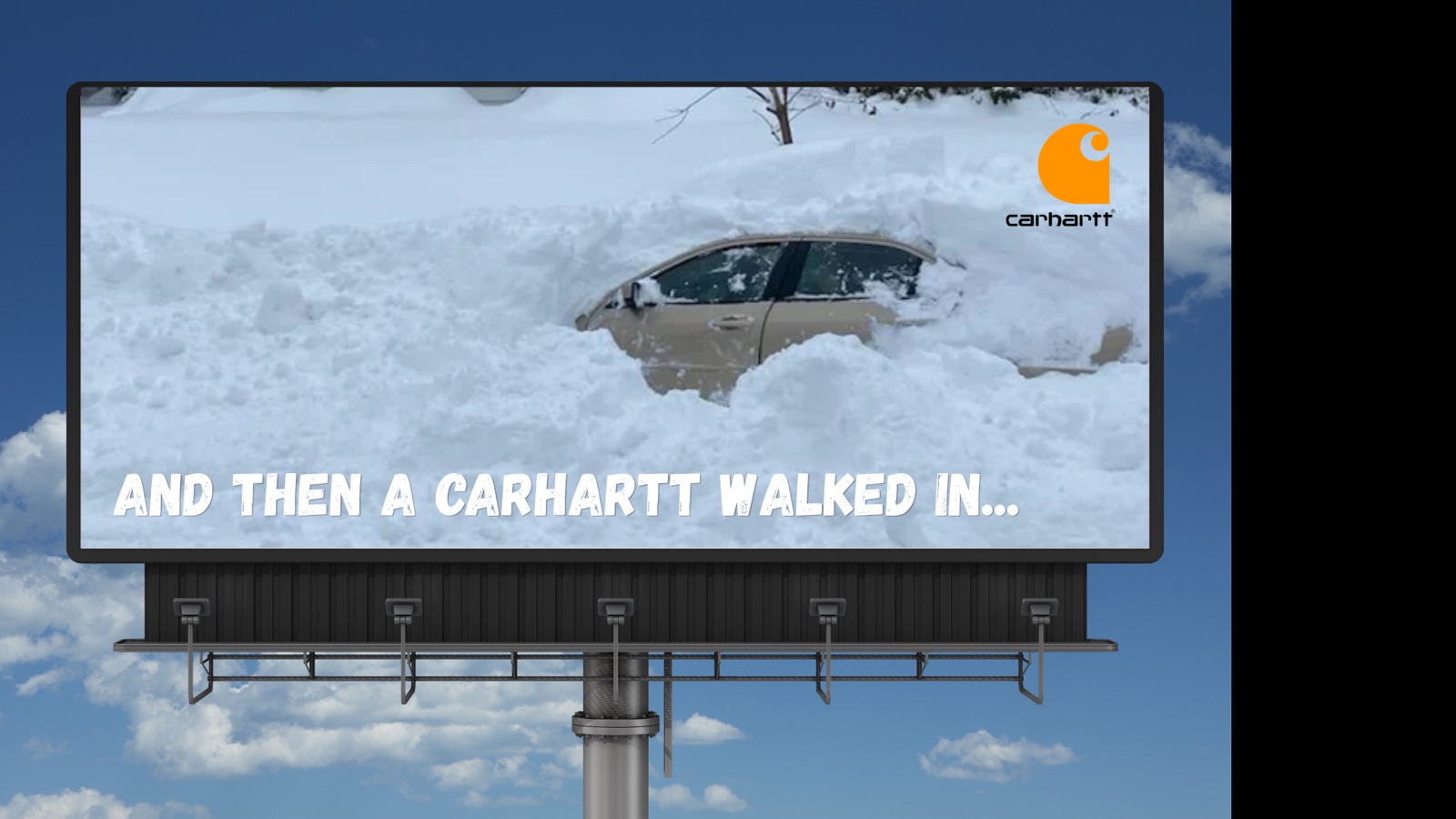 Out-of-home execution 3 for Carhartt